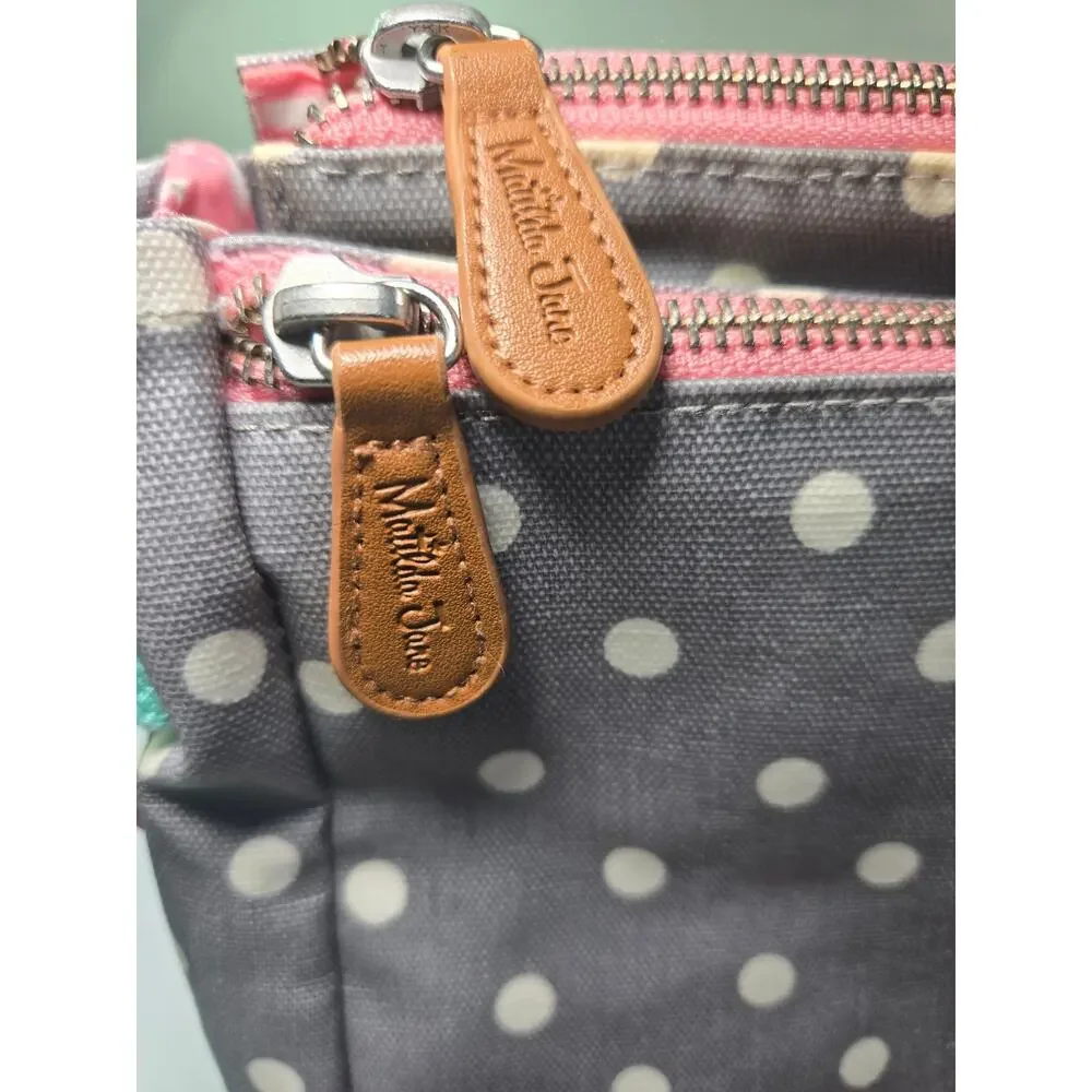 Matilda Jane Floral Polka Dot Diaper Bag